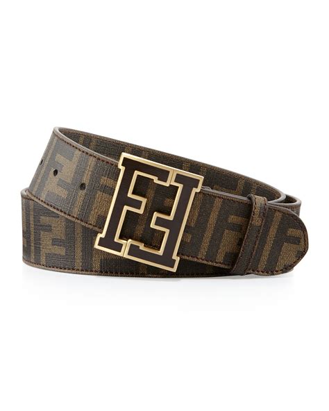 fendi college zucca belt